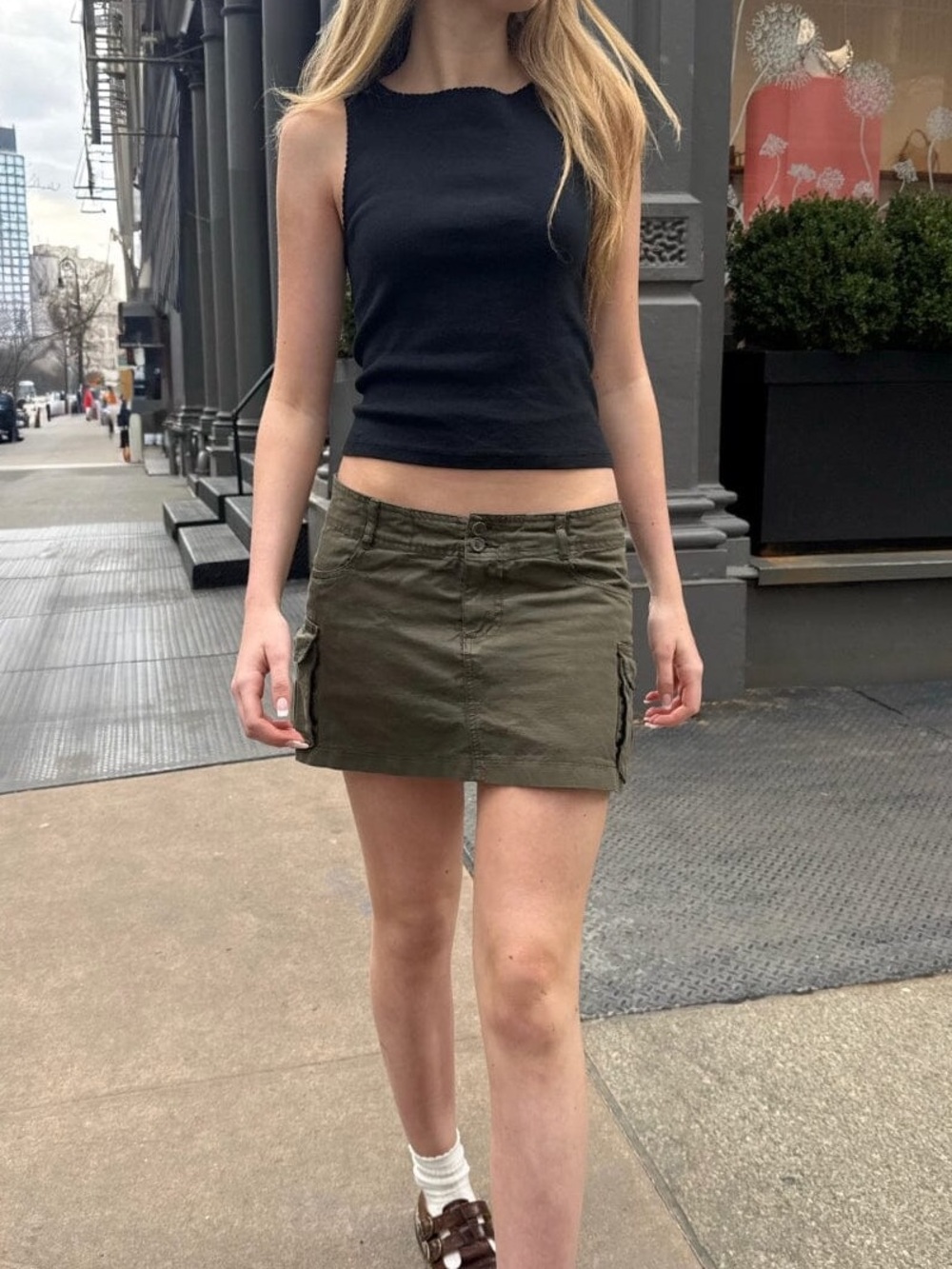 Brandy Melville Cargo Skirt